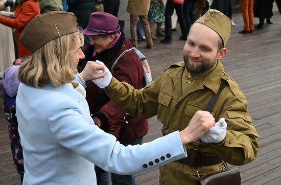 Празднование Дня Победы в Москве