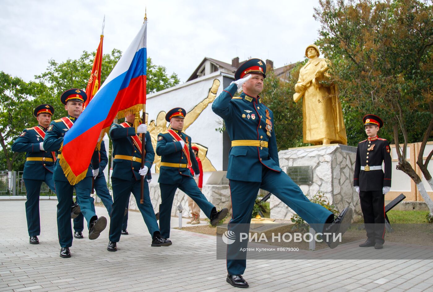 Празднование Дня Победы в оперативной группе российских войск в Приднестровье