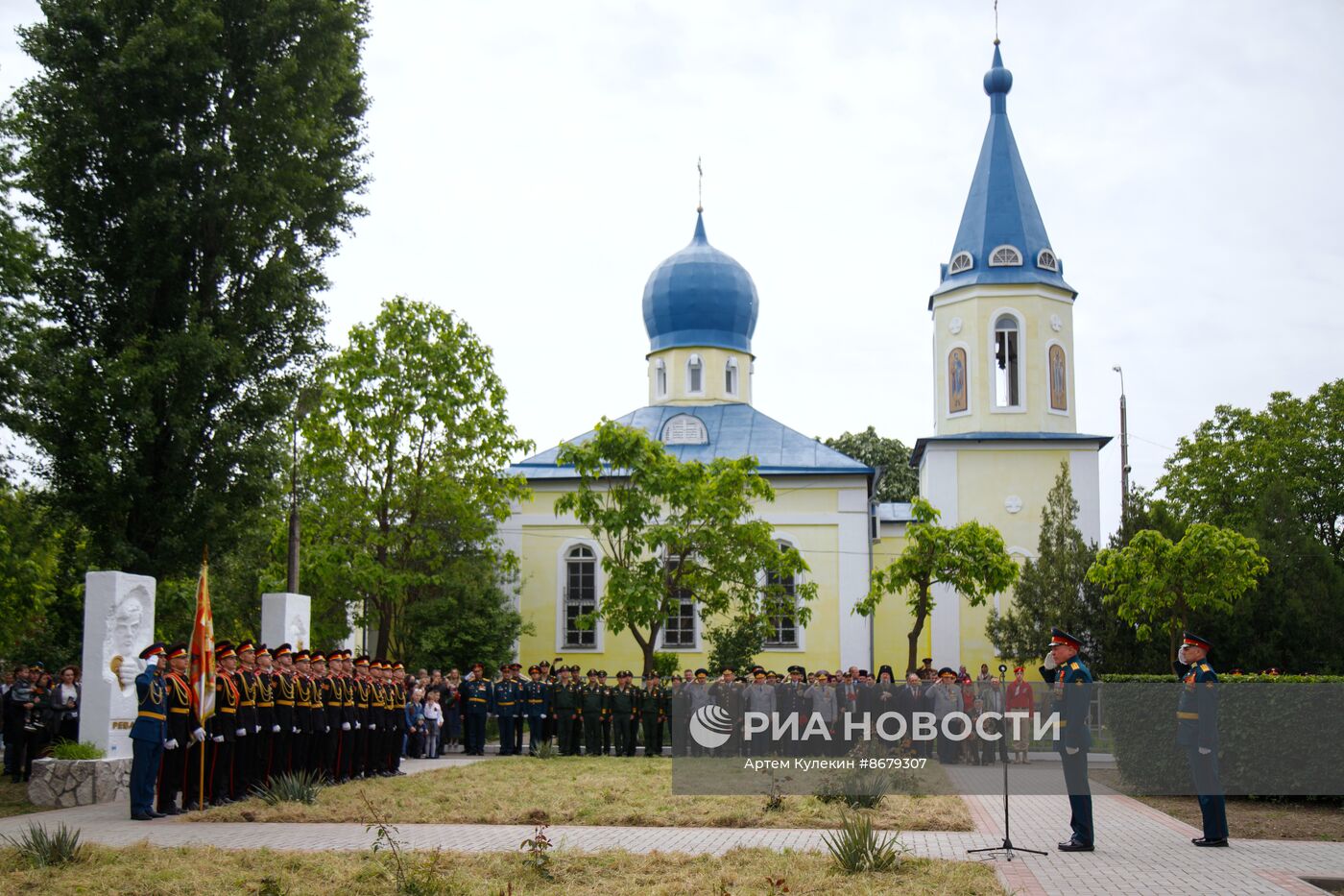 Празднование Дня Победы в оперативной группе российских войск в Приднестровье