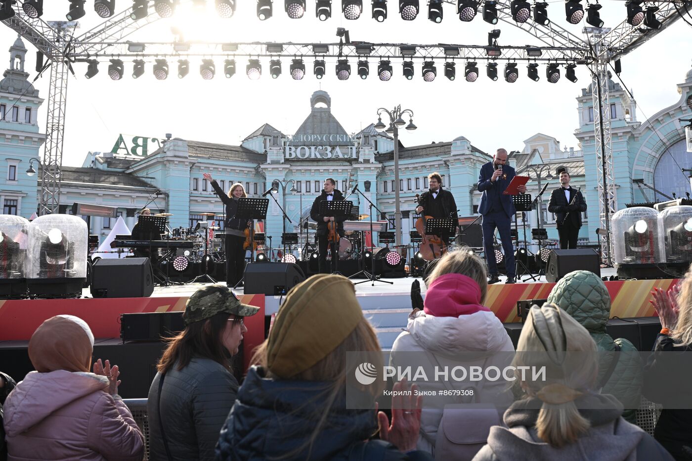 Празднование Дня Победы в Москве