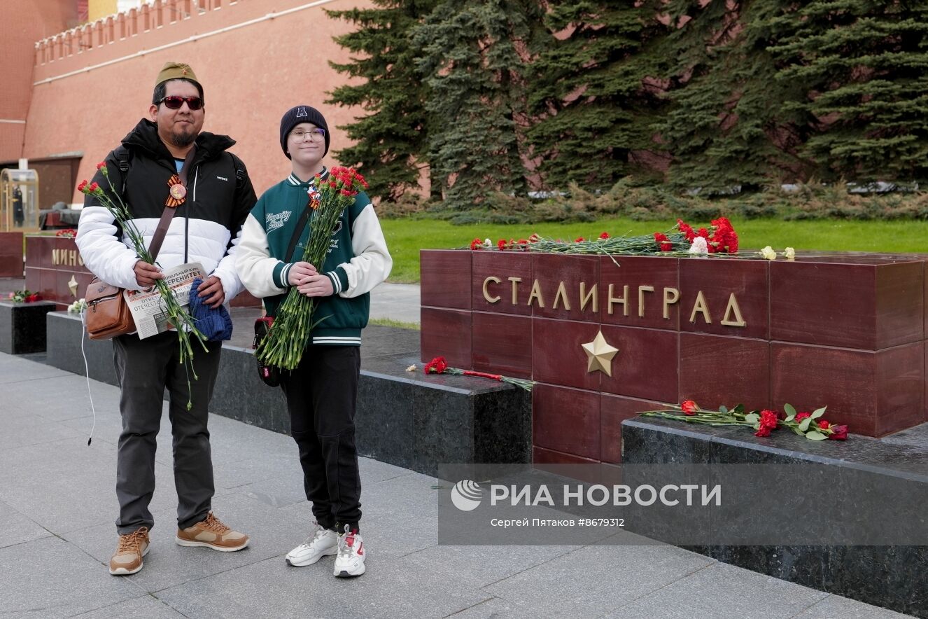 Празднование Дня Победы в Москве