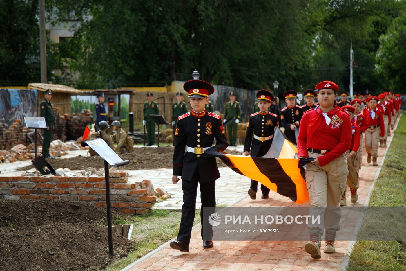 Празднование Дня Победы в оперативной группе российских войск в Приднестровье