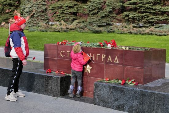 Празднование Дня Победы в Москве