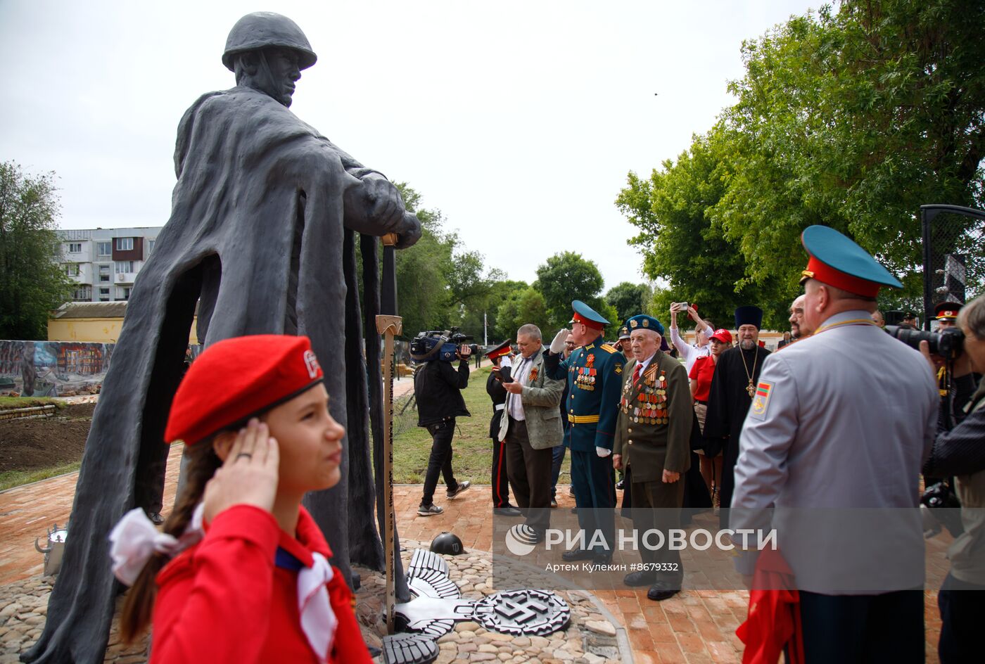 Празднование Дня Победы в оперативной группе российских войск в Приднестровье