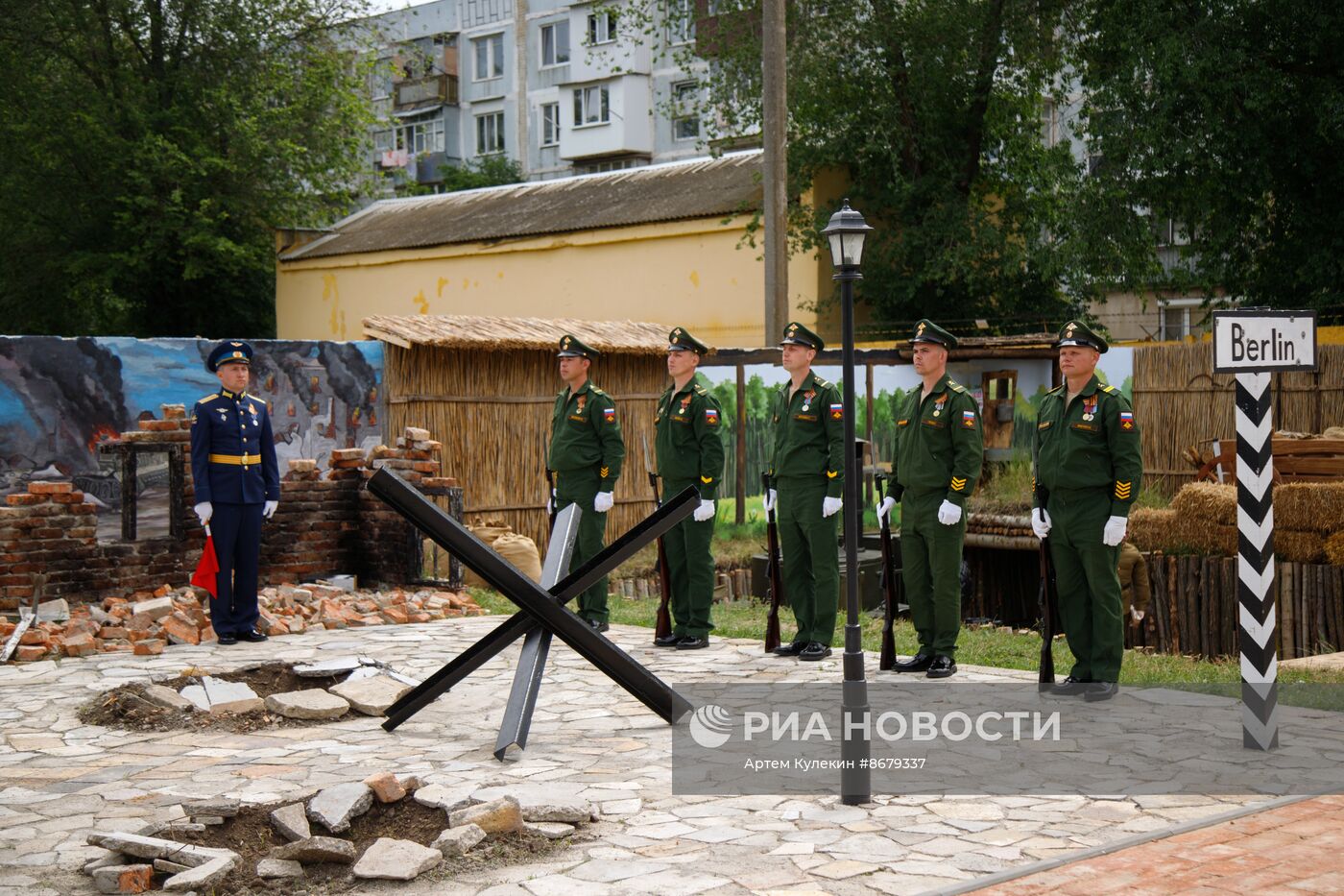 Празднование Дня Победы в оперативной группе российских войск в Приднестровье