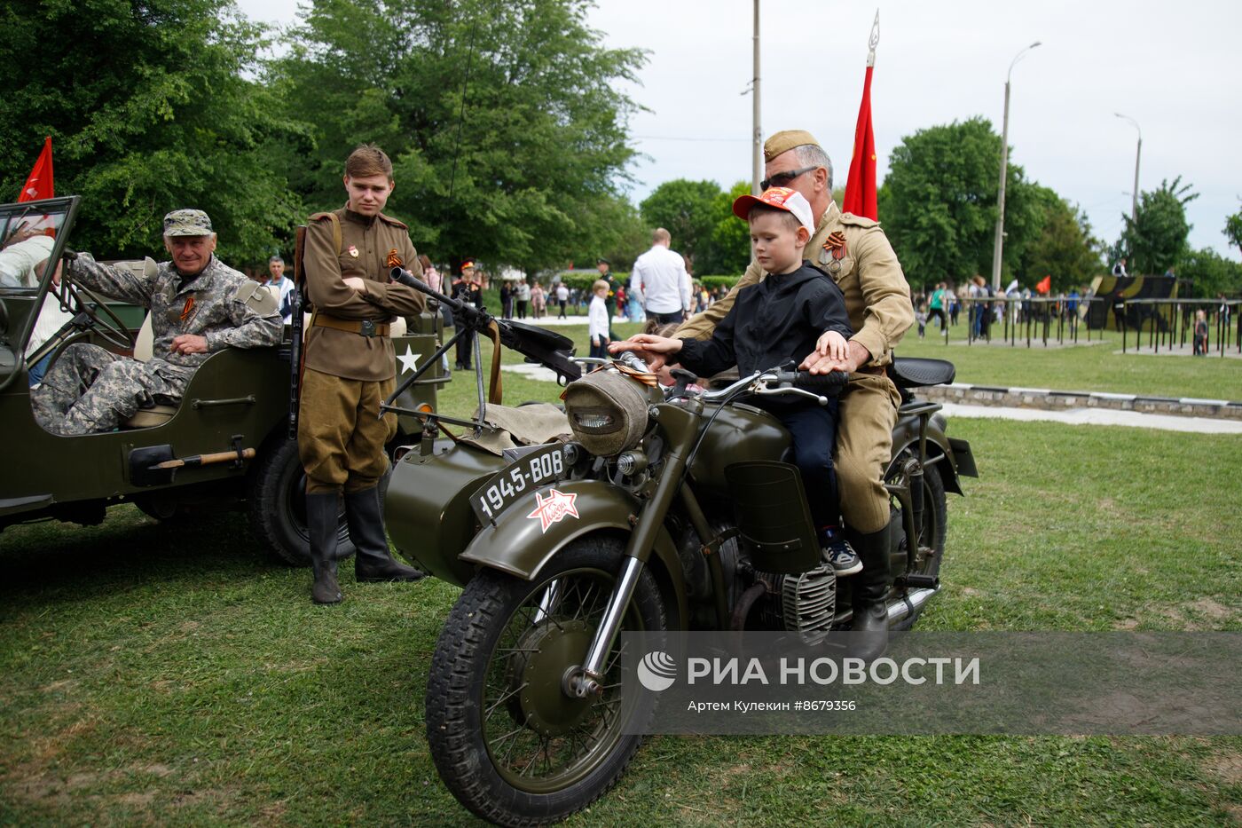 Празднование Дня Победы в оперативной группе российских войск в Приднестровье