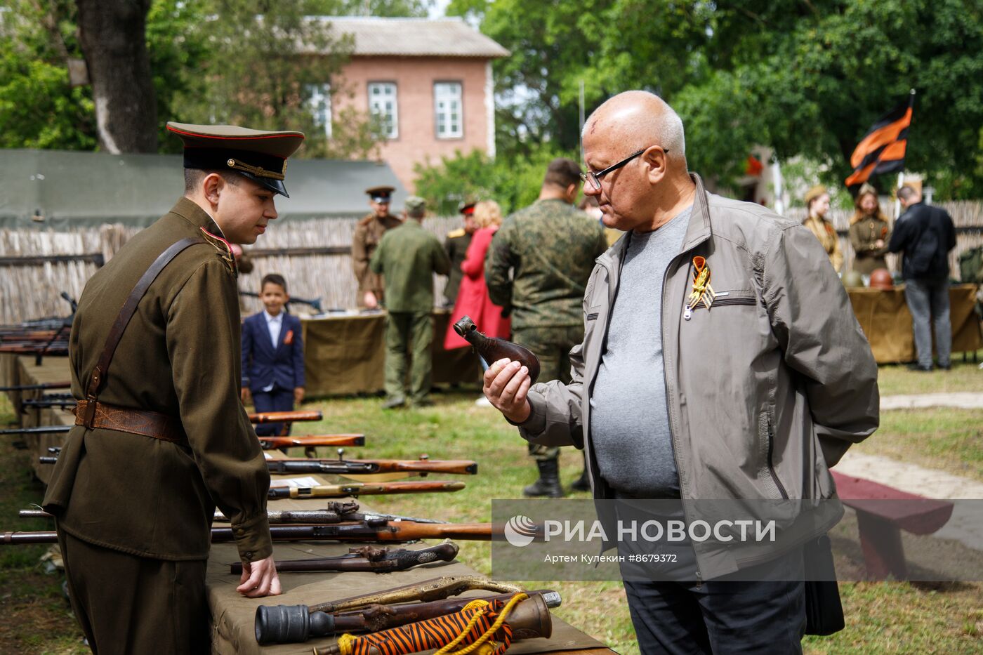 Празднование Дня Победы в оперативной группе российских войск в Приднестровье