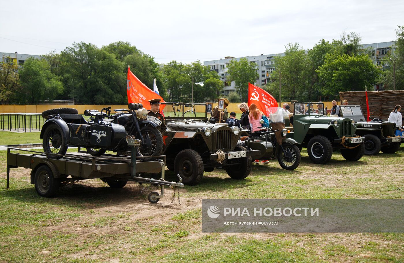 Празднование Дня Победы в оперативной группе российских войск в Приднестровье