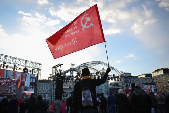 Празднование Дня Победы в Москве