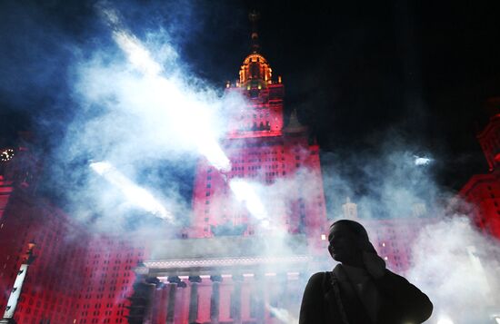 Празднование Дня Победы в Москве