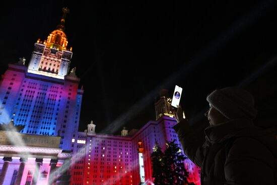 Празднование Дня Победы в Москве