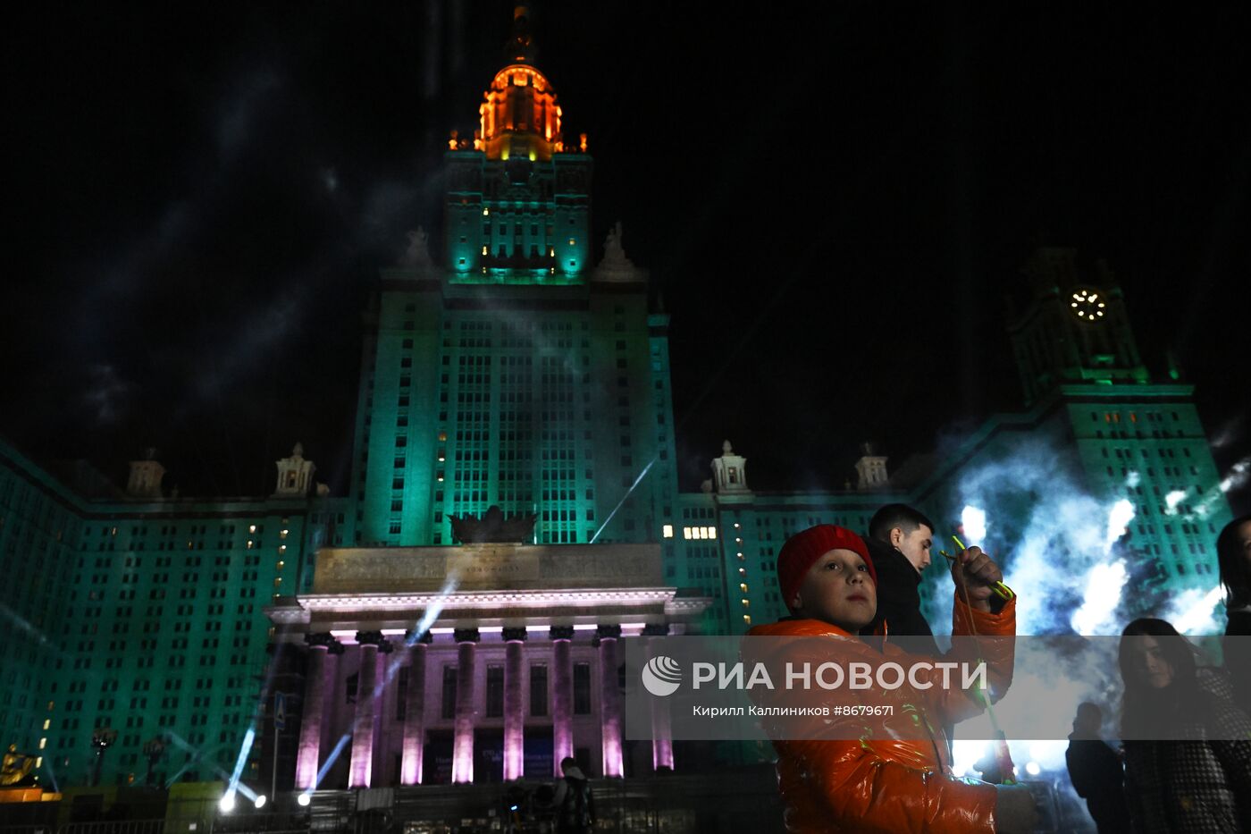 Празднование Дня Победы в Москве