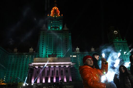 Празднование Дня Победы в Москве