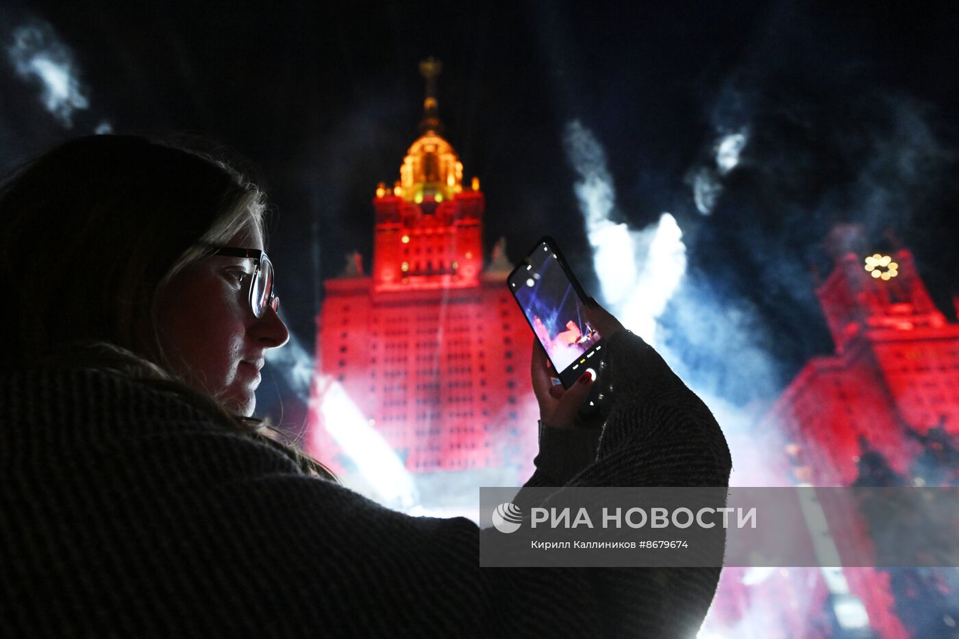 Празднование Дня Победы в Москве