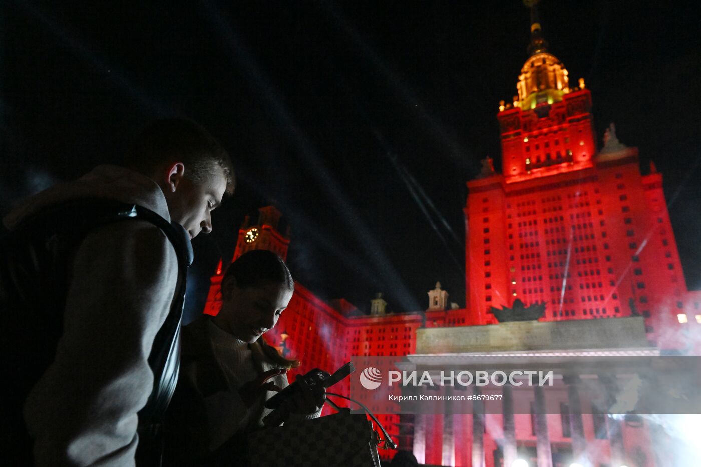 Празднование Дня Победы в Москве