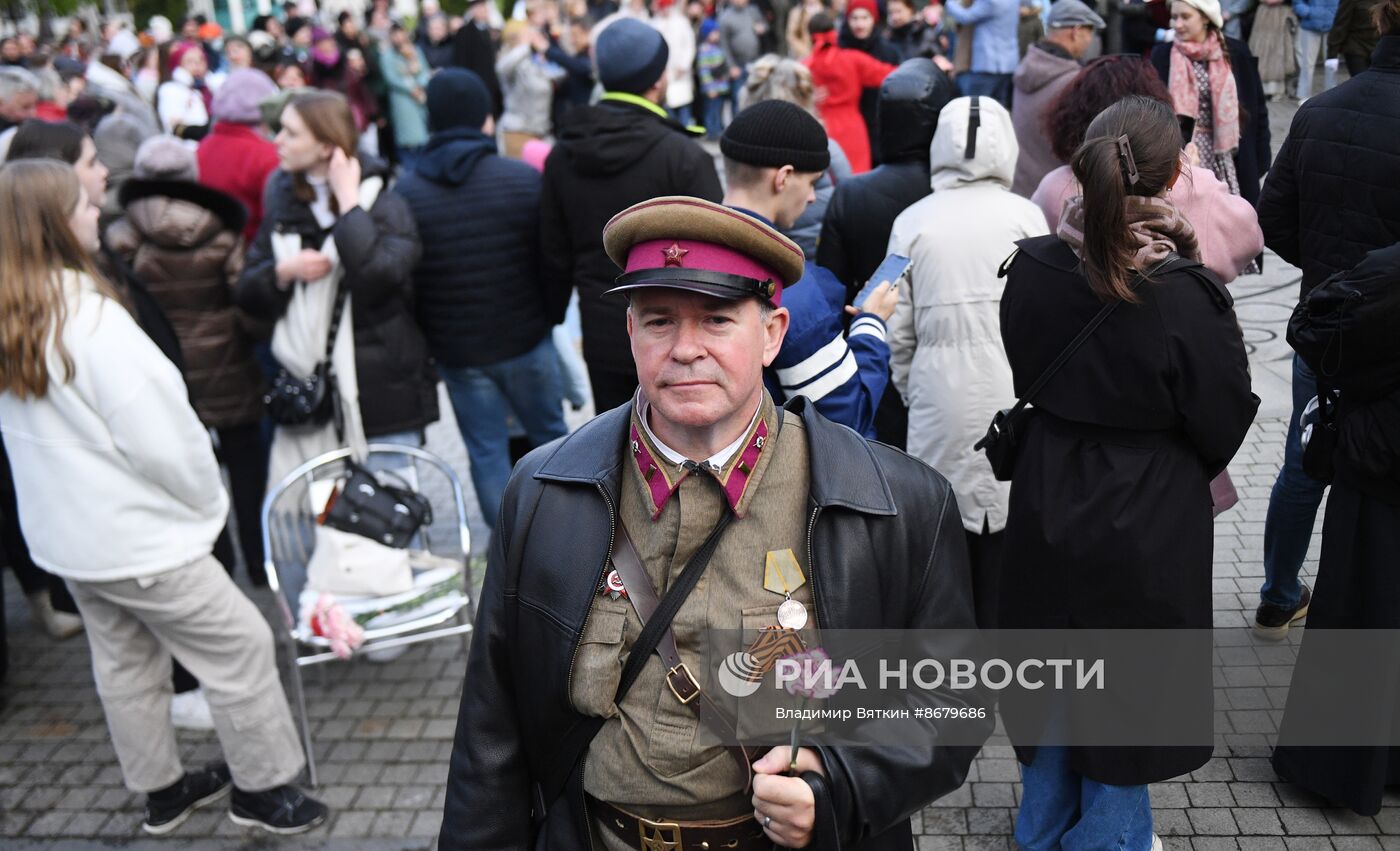 Празднование Дня Победы в Москве