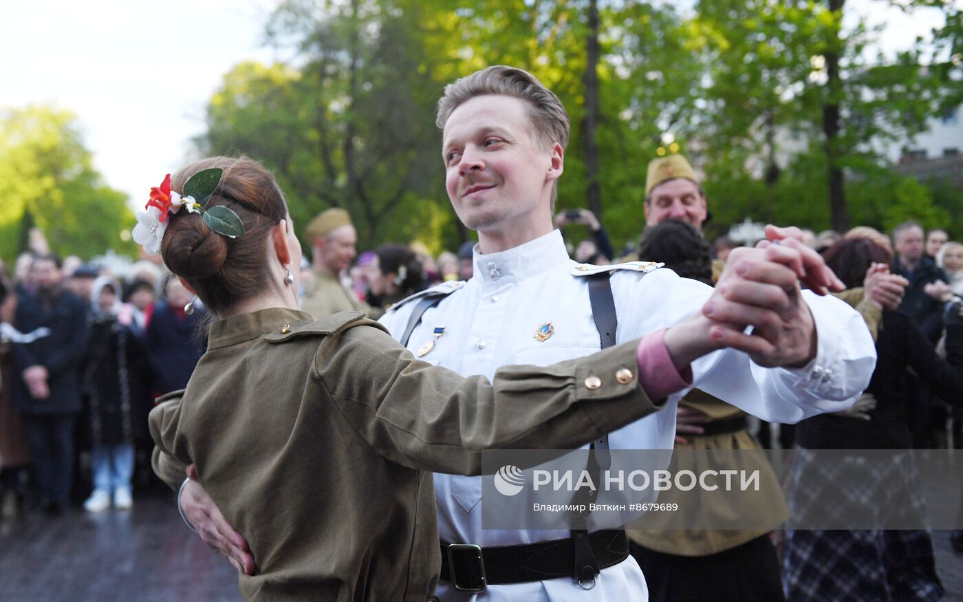 Празднование Дня Победы в Москве