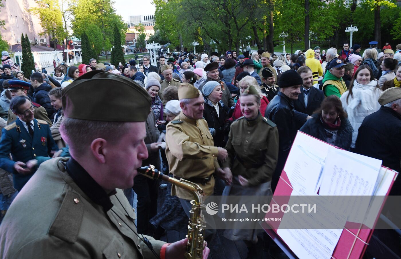 Празднование Дня Победы в Москве