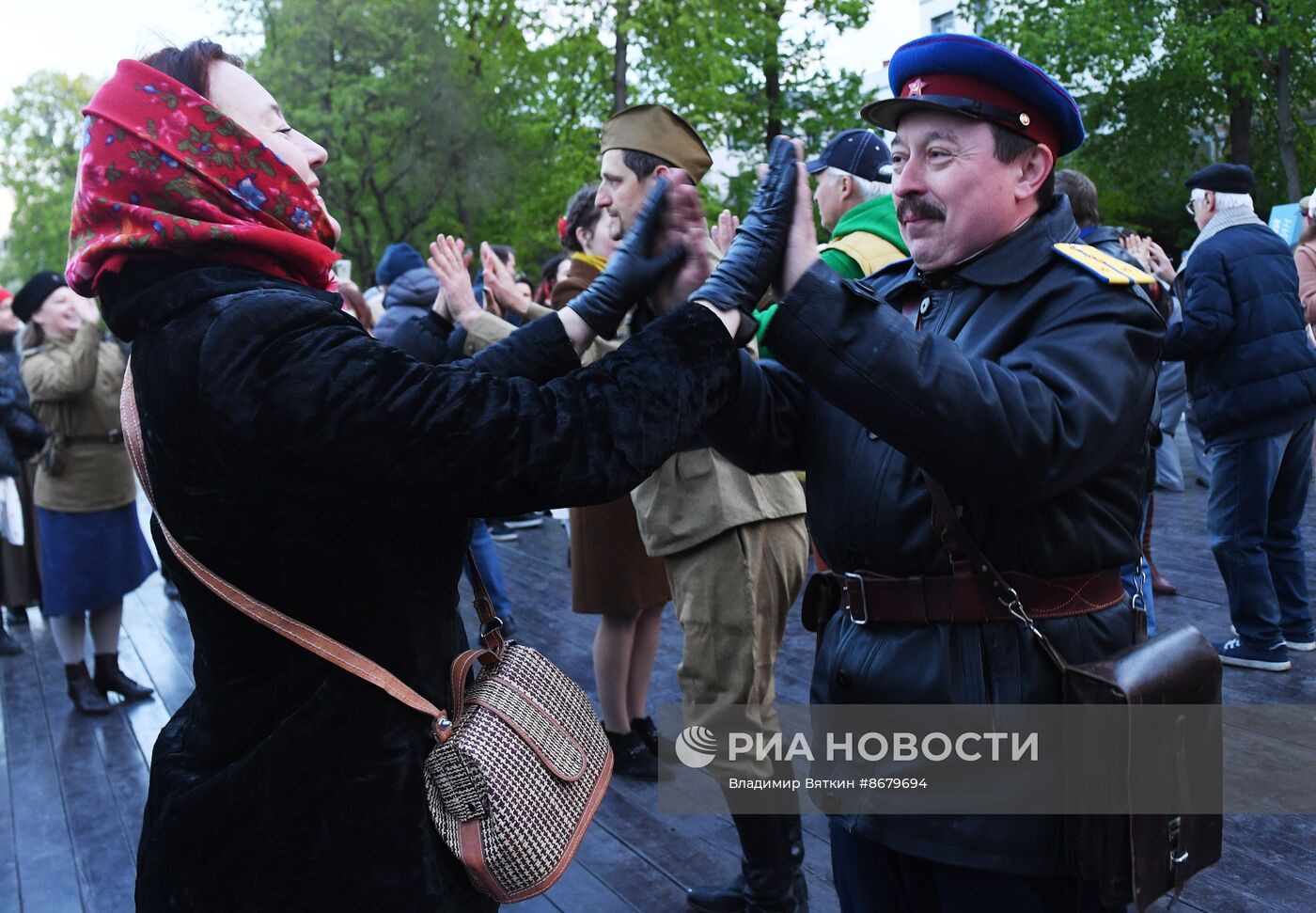 Празднование Дня Победы в Москве