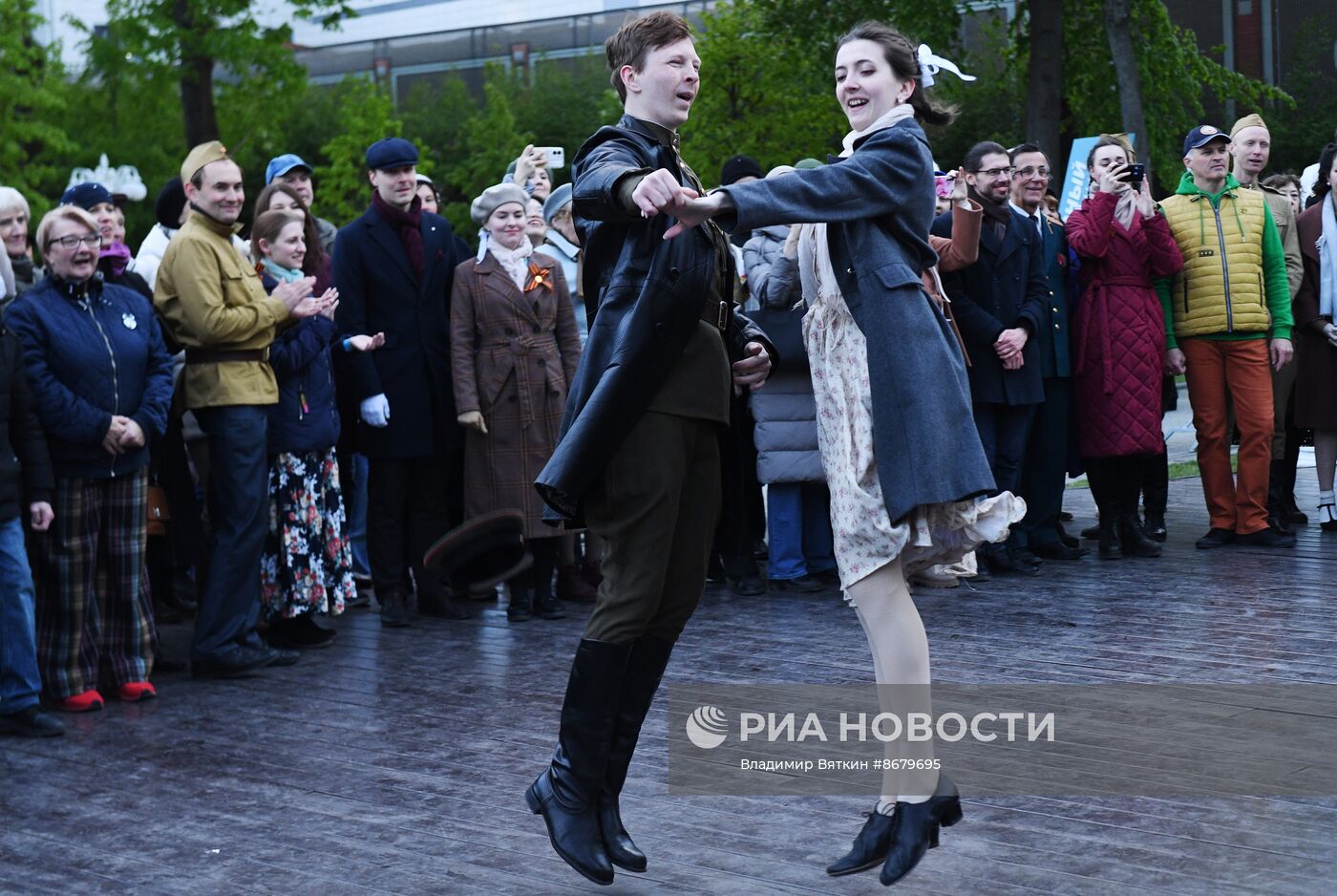 Празднование Дня Победы в Москве