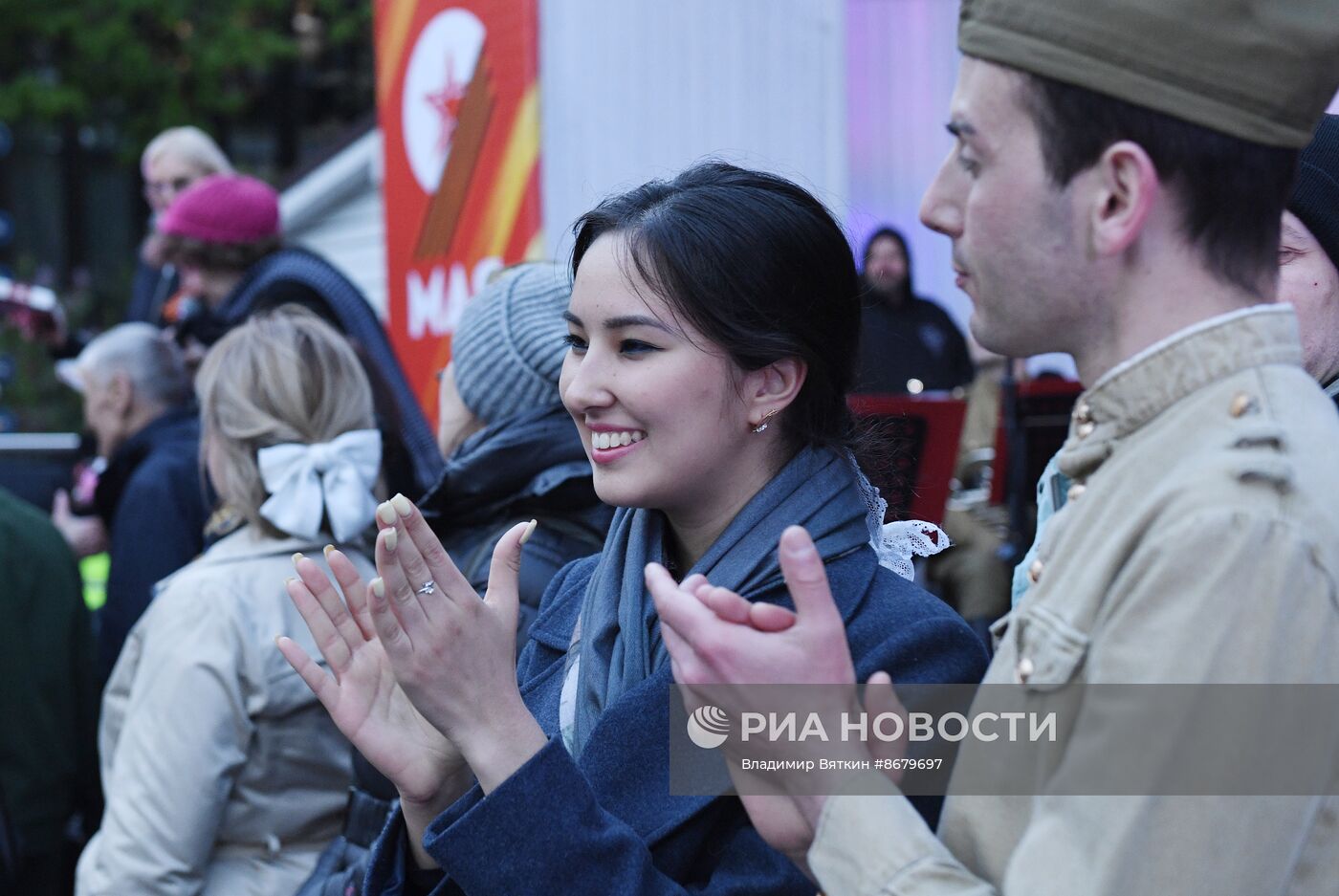 Празднование Дня Победы в Москве