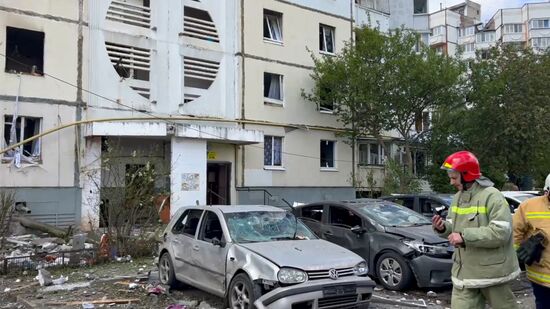 В Белгороде в результате обстрела ВСУ обрушился подъезд многоквартирного жилого дома