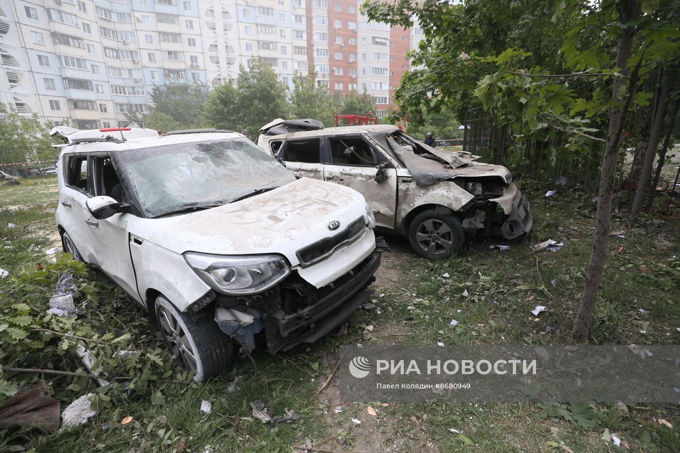 В Белгороде в результате обстрела ВСУ обрушился подъезд многоквартирного жилого дома