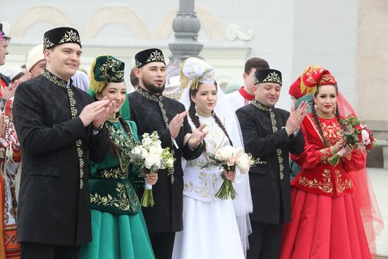 Выставка "Россия". Открытие первого Всероссийского свадебного фестиваля