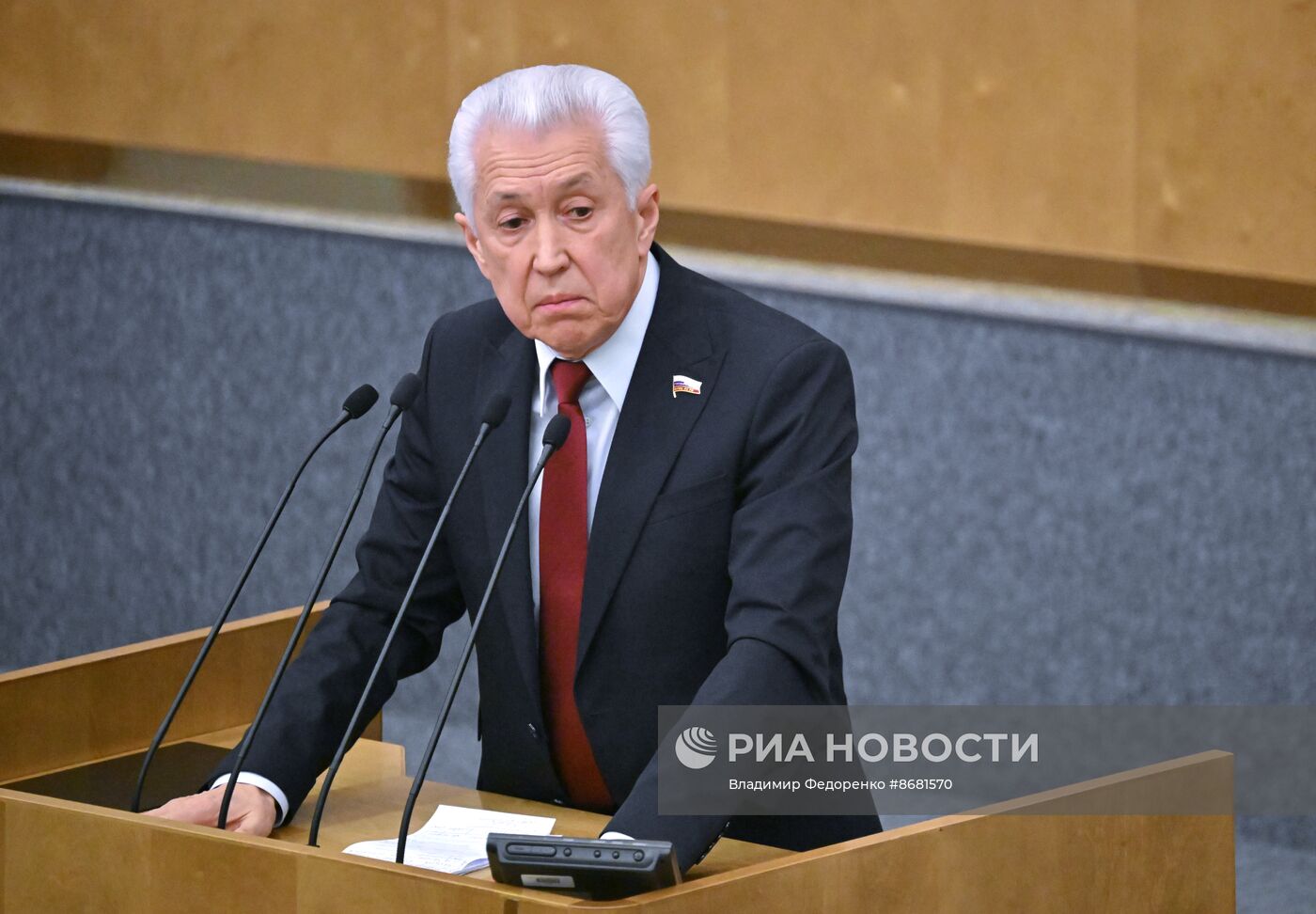 Пленарное заседание Государственной Думы РФ