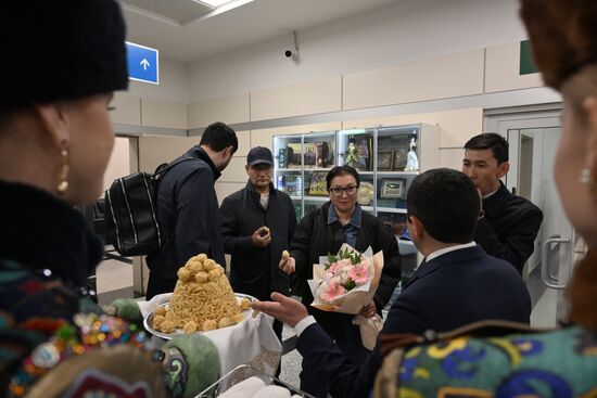 Прилет участников форума "Россия - исламский мир: KAZANFORUM" 2024