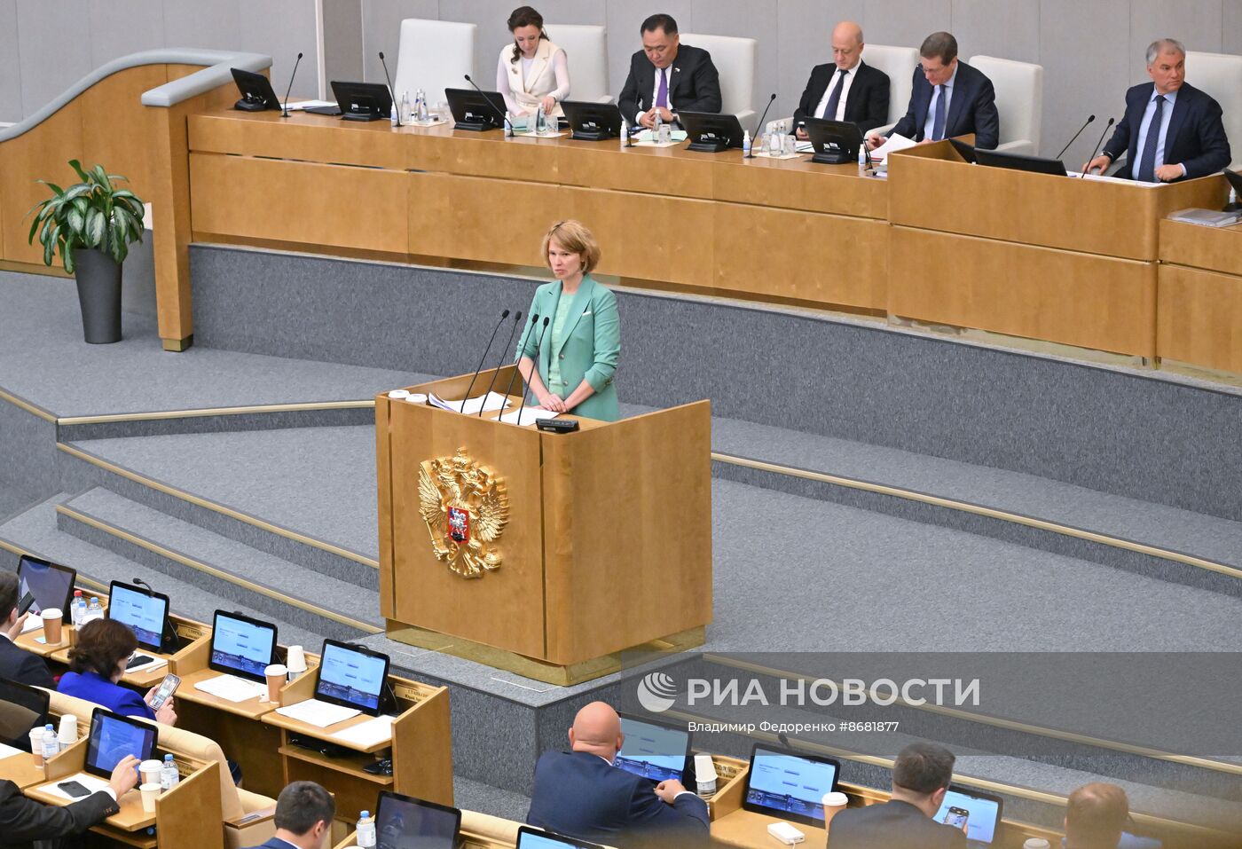 Пленарное заседание Госдумы РФ