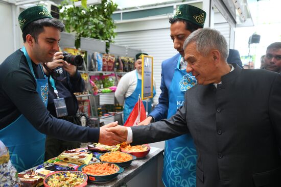 KAZANFORUM 2024. Открытие Торговой ярмарки Халяль