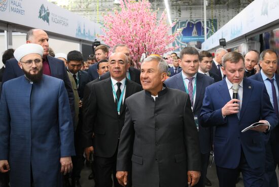 KAZANFORUM 2024. Открытие Торговой ярмарки Халяль