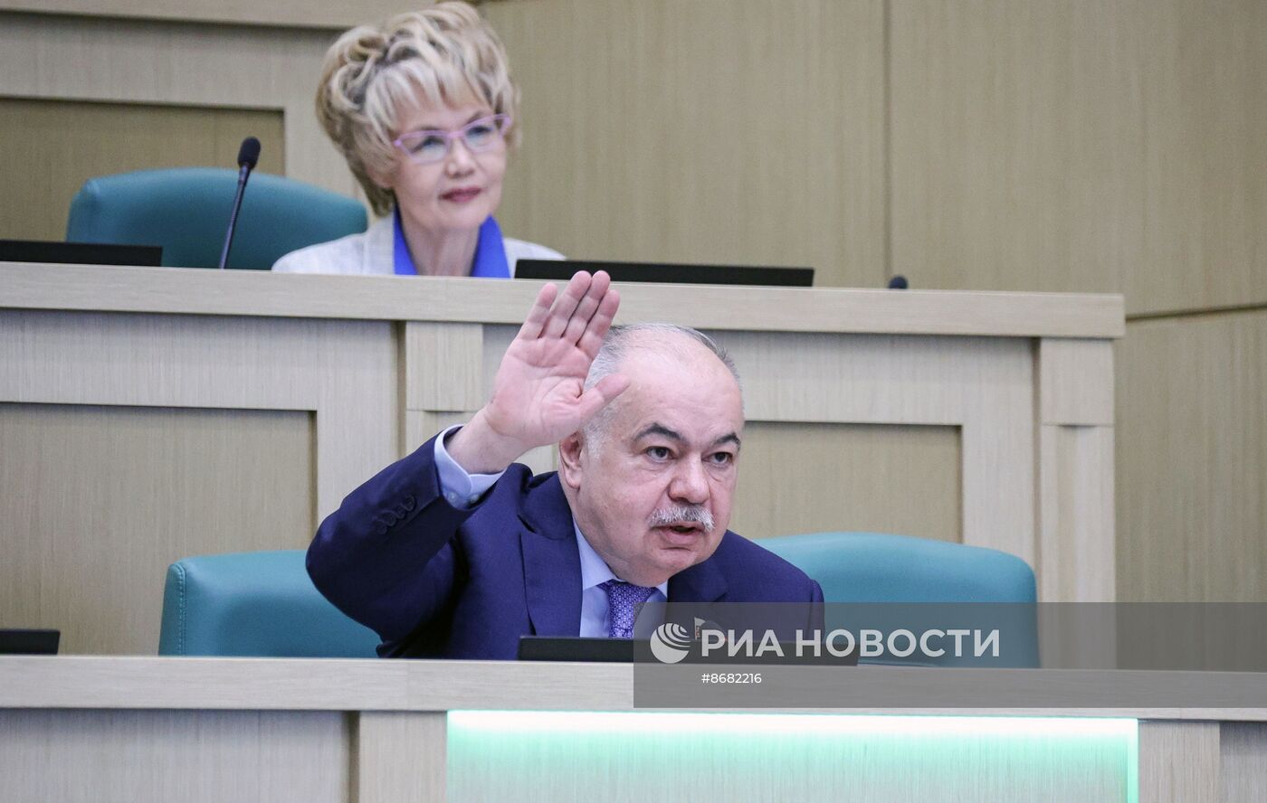 Заседание Совета Федерации