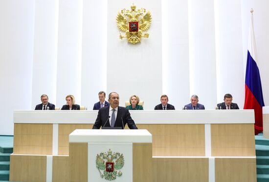 Заседание Совета Федерации