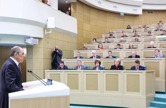 Заседание Совета Федерации