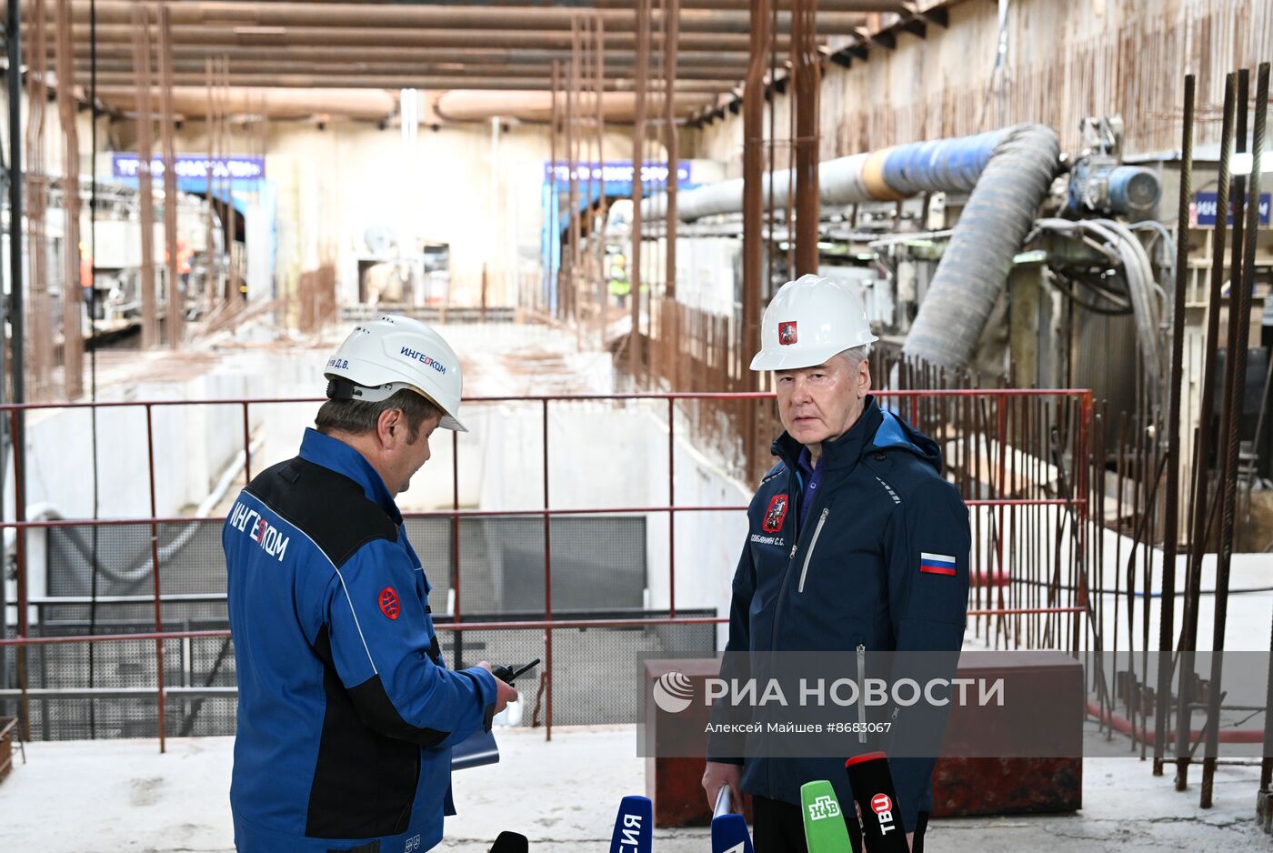 Строительство Рублёво-Архангельской линии московского метро | РИА Новости  Медиабанк