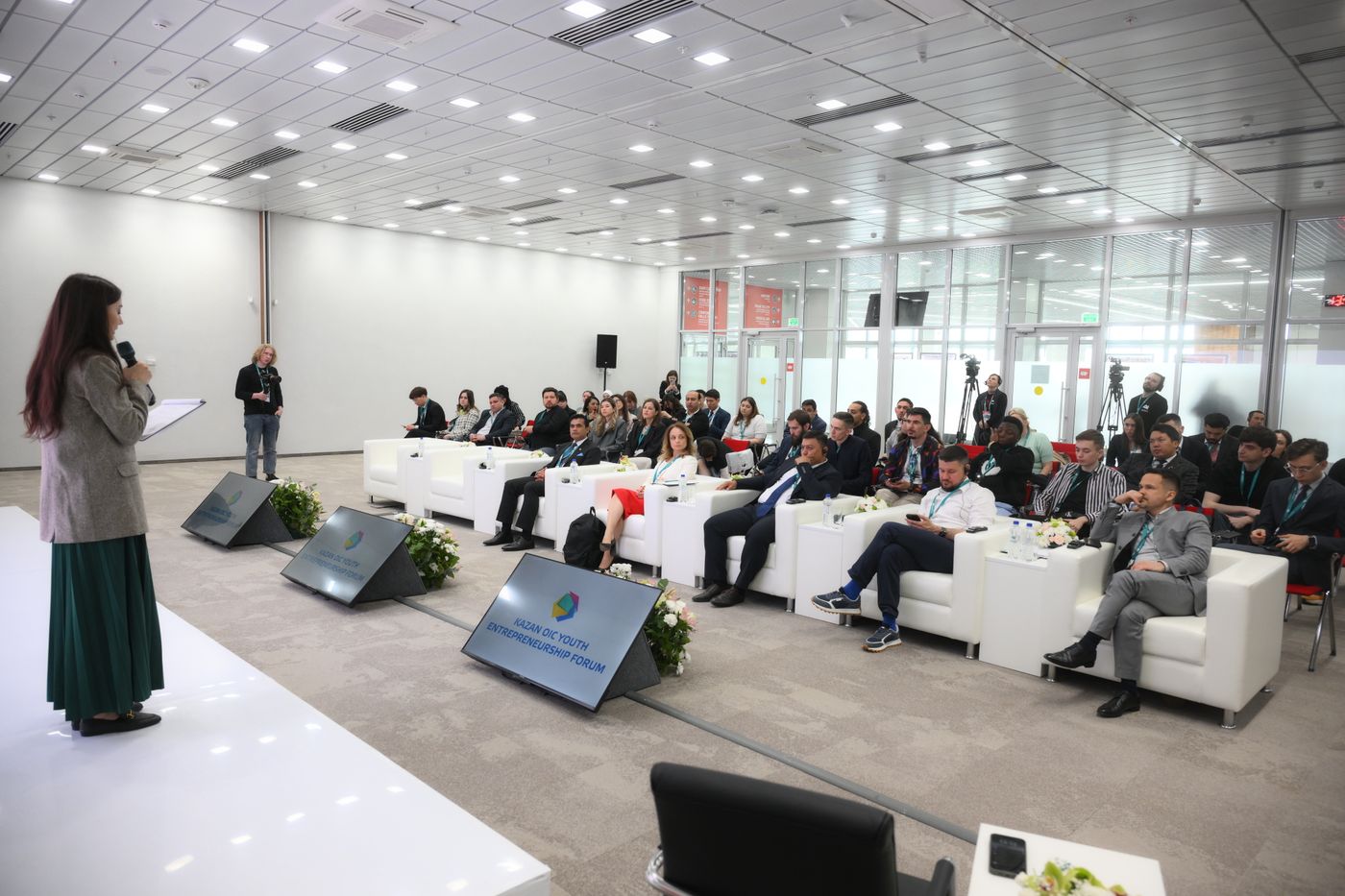 KAZANFORUM 2024. Презентация стартапов финалистов в формате питч-сессии перед экспертами 