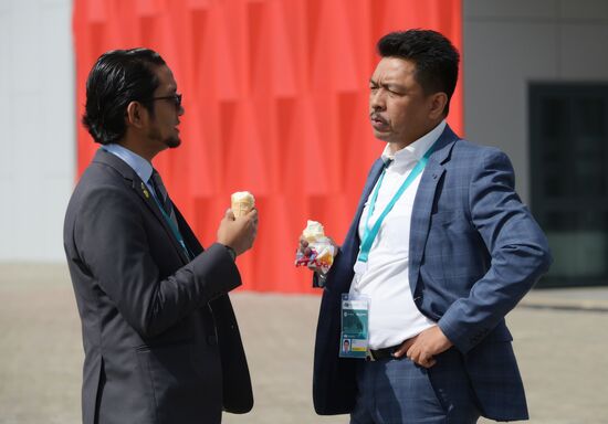 Работа форума "Россия - исламский мир: KAZANFORUM" 2024