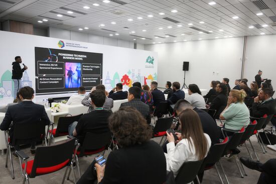 KAZANFORUM 2024. Презентация стартапов финалистов в формате питч-сессии перед экспертами 