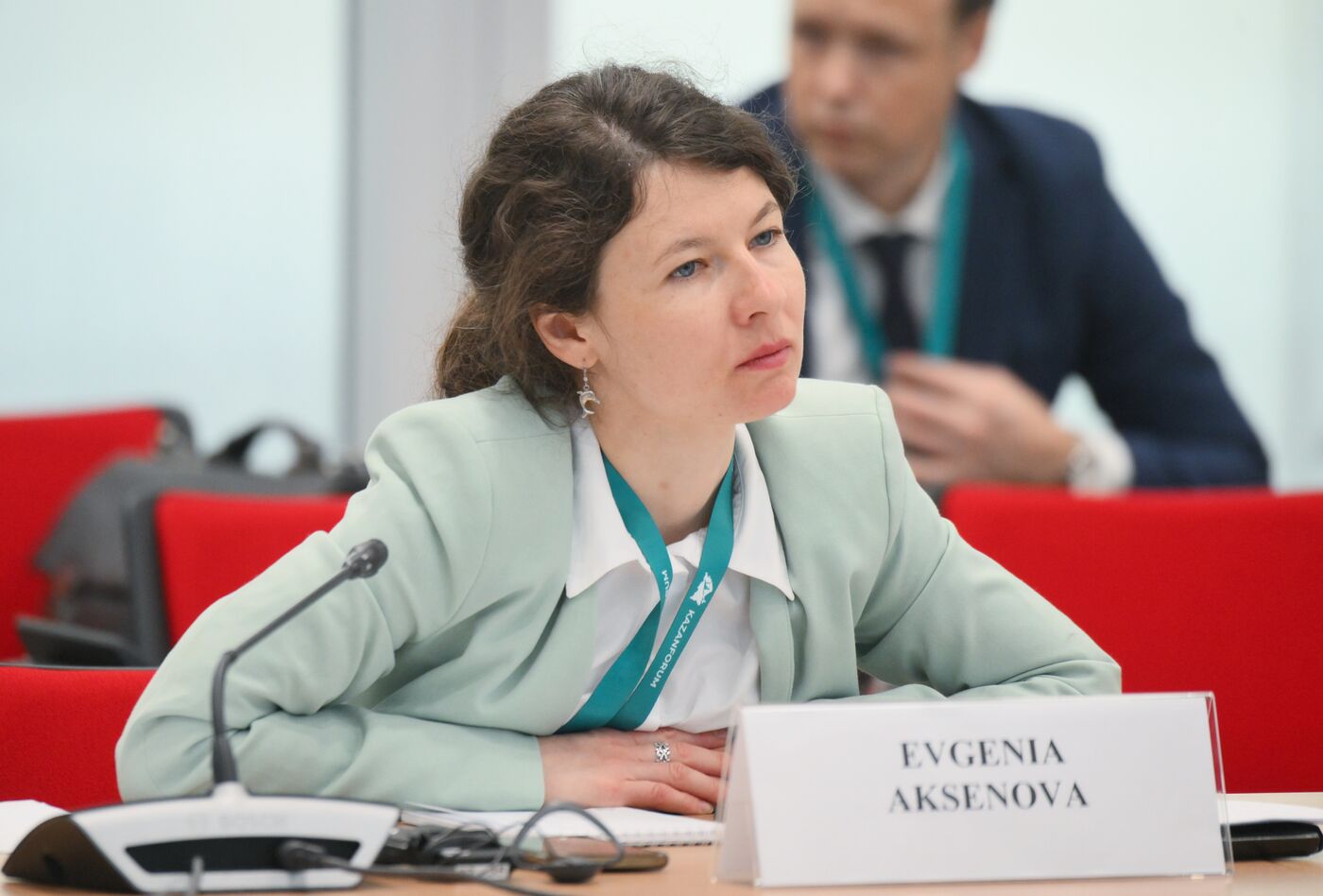 KAZANFORUM 2024. Встреча сопредседателей Российско-Индонезийской рабочей группы по торговле, промышленности и инвестициям (Минэкономразвития России)