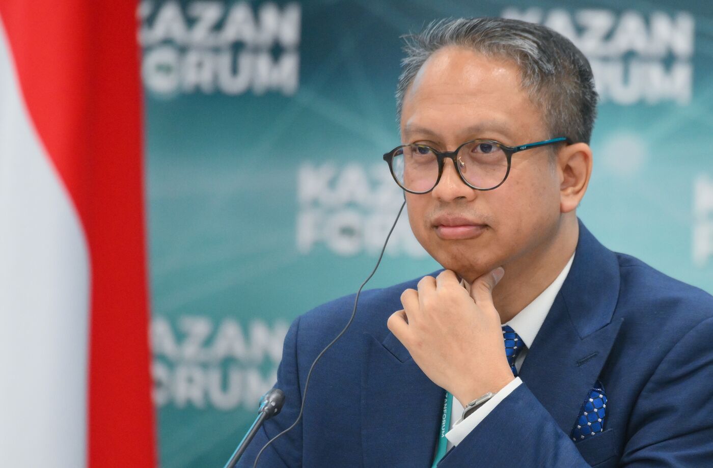 KAZANFORUM 2024. Встреча сопредседателей Российско-Индонезийской рабочей группы по торговле, промышленности и инвестициям (Минэкономразвития России)