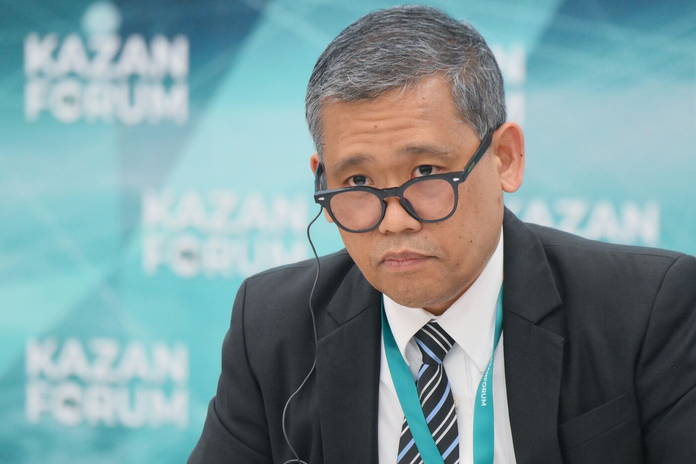 KAZANFORUM 2024. Встреча сопредседателей Российско-Индонезийской рабочей группы по торговле, промышленности и инвестициям (Минэкономразвития России)