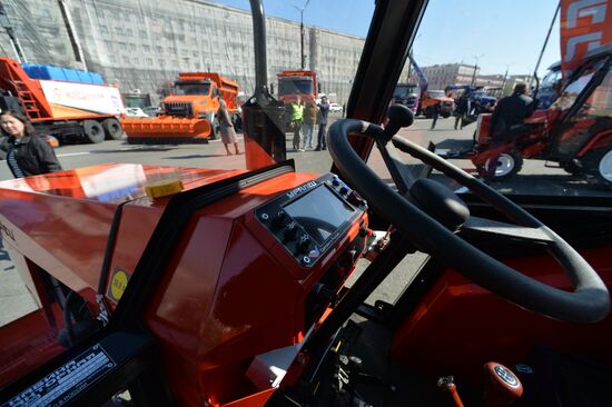 Выставка дорожной техники в Челябинской области