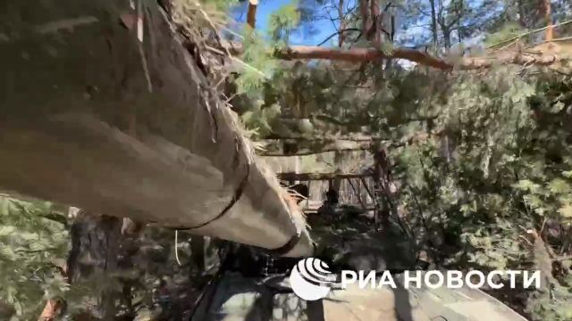 Работа экипажа танка Т-90 группировки войск "Днепр" на херсонском направлении