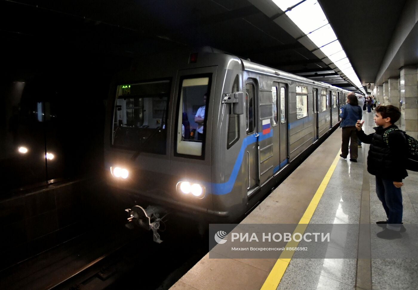 Парад поездов к 89-летию Московского метрополитена