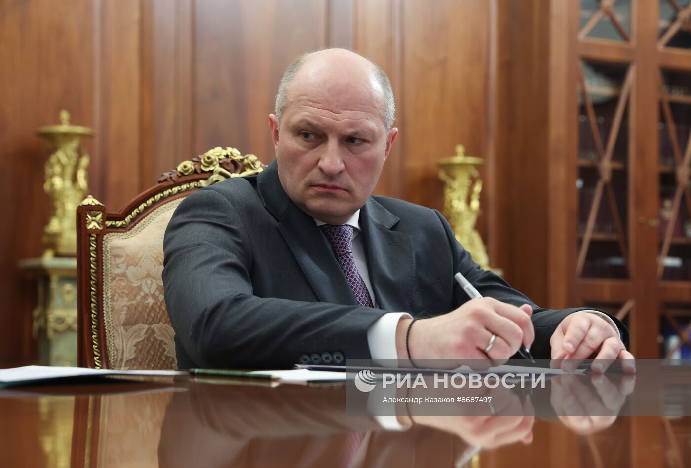 Президент Владимир Путин провел рабочую встречу с Александром Куренковым и Александром Козловым