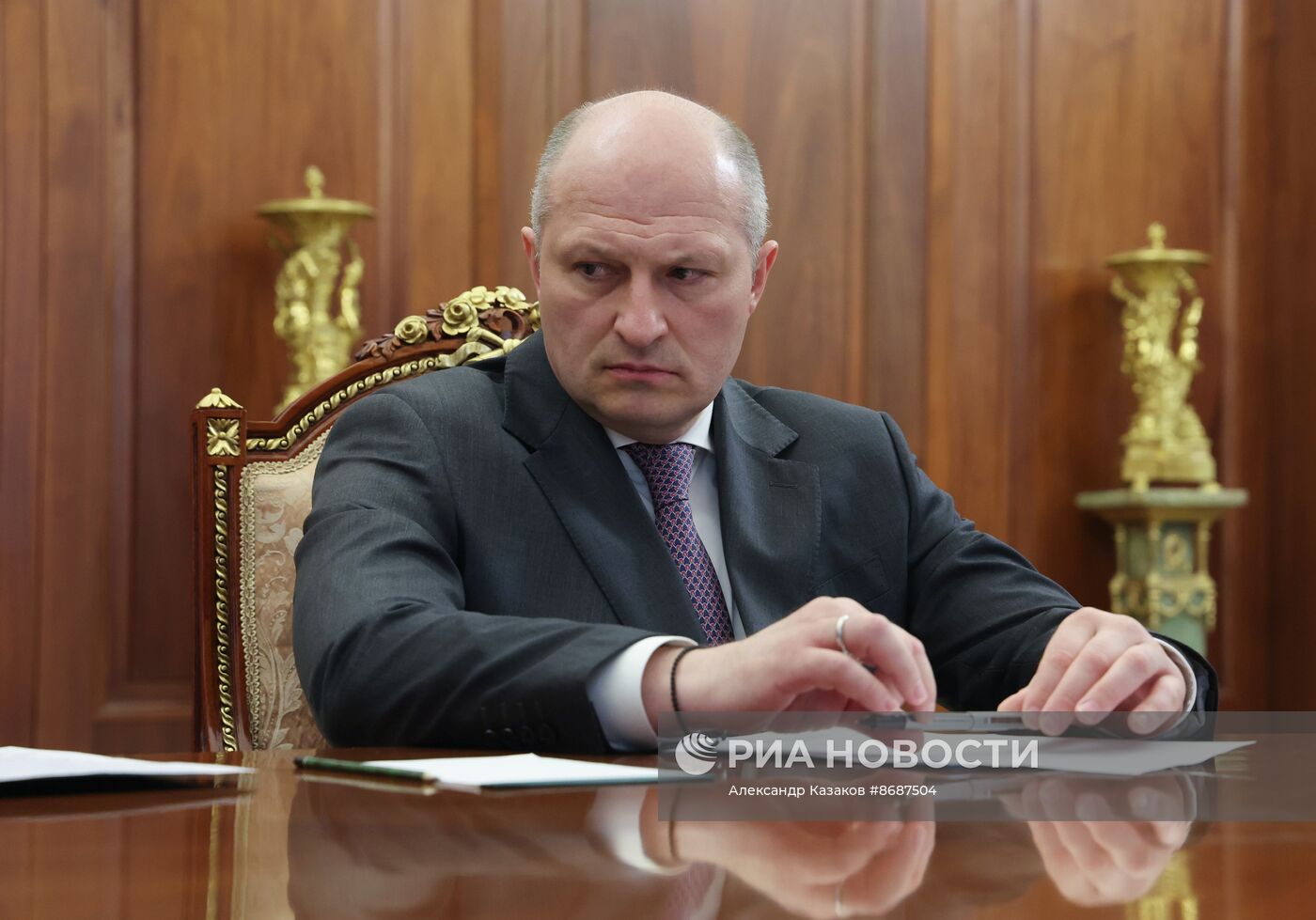 Президент Владимир Путин провел рабочую встречу с Александром Куренковым и Александром Козловым