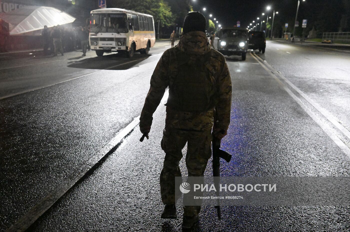 Работа военной полиции в ЛНР