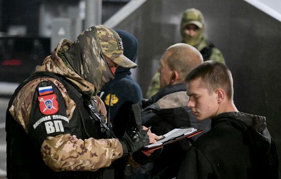 Работа военной полиции в ЛНР